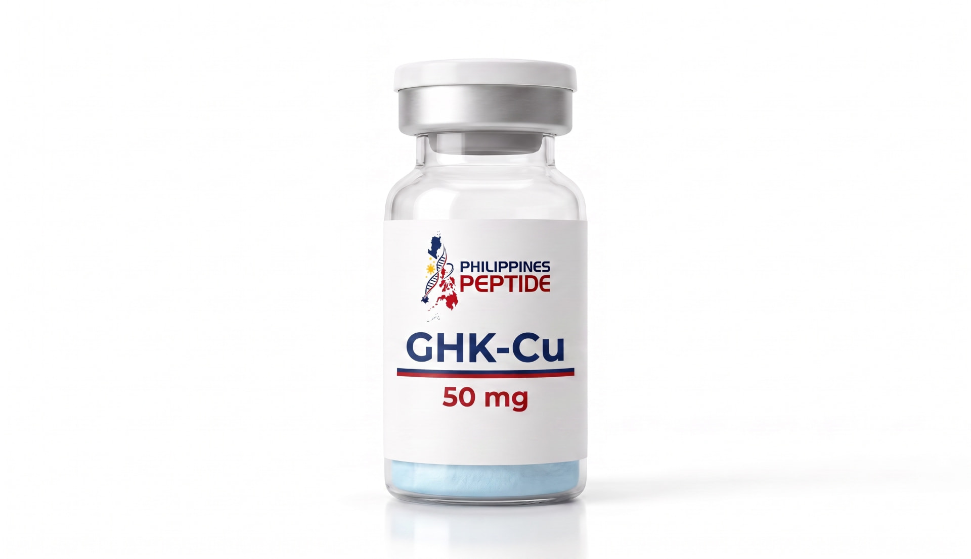 GHK-Cu 50 mg research peptide vial